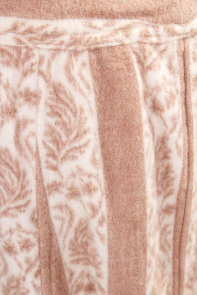 Vintage Winterrock beige Knopfleiste 80er 90er beige Boho Frau Rockabilly S 36-38 vintageberlin.de