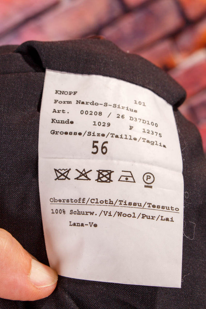 hochwertige Anzughose anthrazit grau Mann XL 56-58 vintageberlin.de