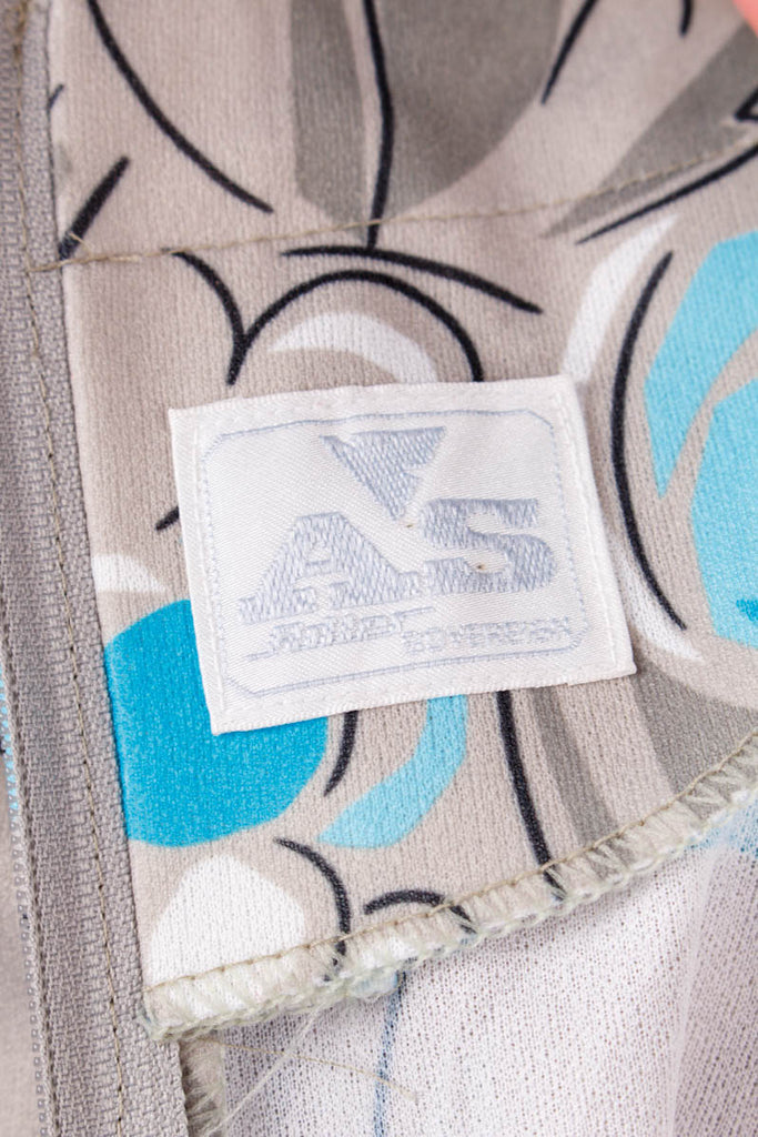 Vintage Sommerkleid türkis Falten 70er 80er Frau grau Rockabilly S 36-38 Sekretärin türkis vintageberlin.de