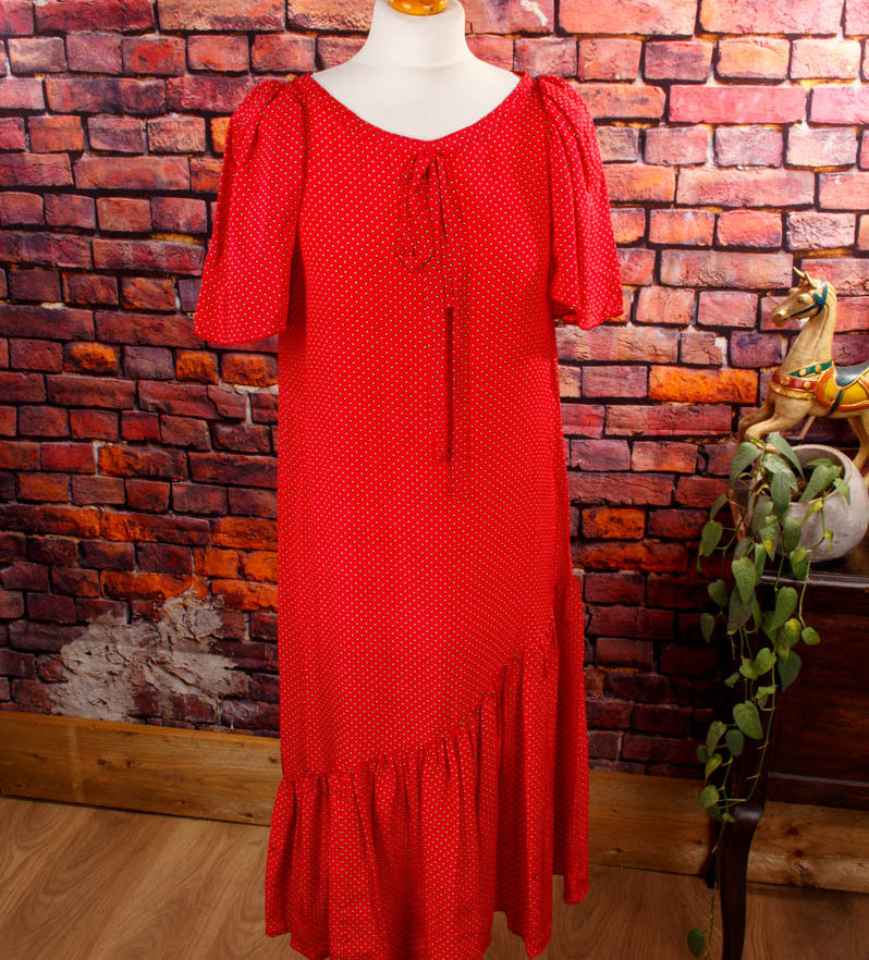 Flapperkleid rot Seide