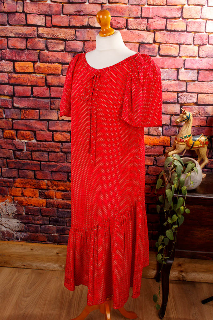 Flapperkleid rot Seide 20er 80er Boho Charleston Flapper&Charleston Frau M 40-42 rot S 36-38 Special vintageberlin.de
