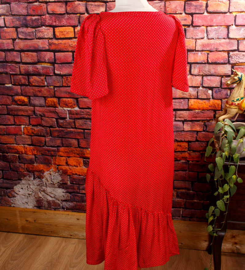 Flapperkleid rot Seide