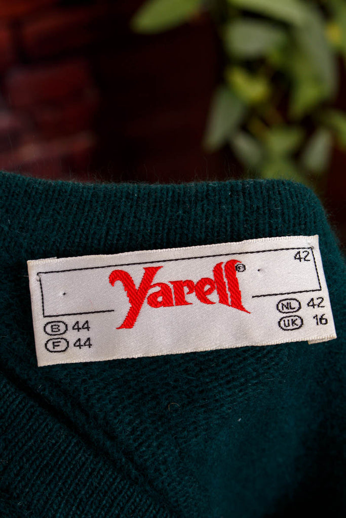 Winterpulli rot grün Wolle Angora 90er bunt Frau grün L 44-46 M 40-42 rot Special vintageberlin.de