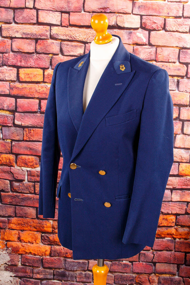 Vintage Uniformjacke blau Orchester