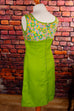 60s Disco Kleid apfelgrün