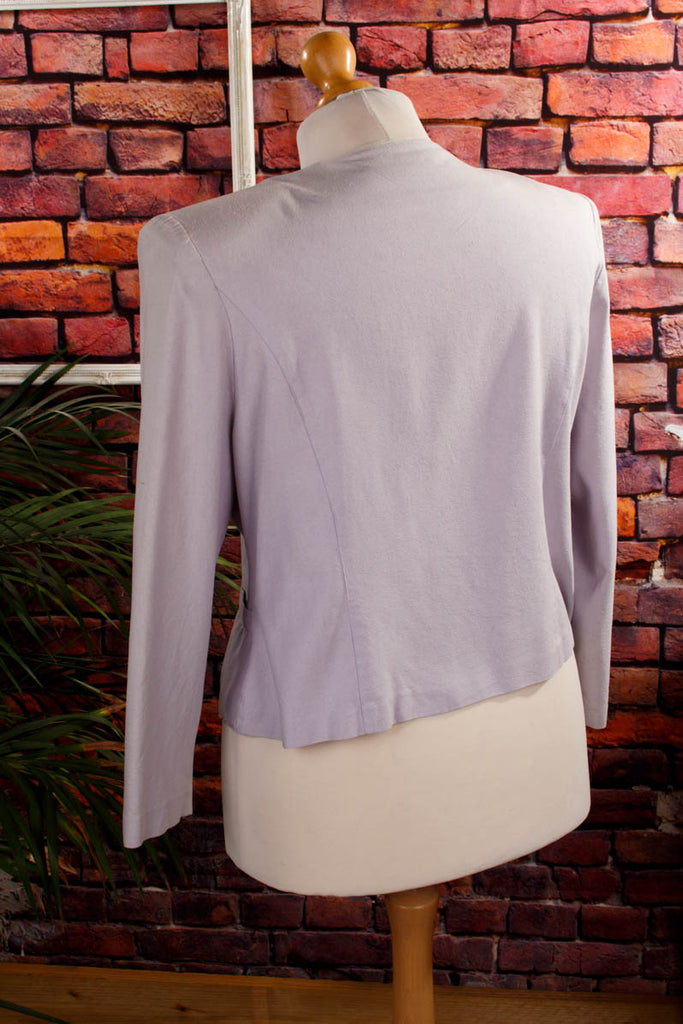 90s Seidenblazer fliederfarben 80er 90er Boho Disco Frau Hochzeit L 44-46 lila M 40-42 real-80er real-rockabilly Rockabilly rosa Sekretärin Special vintageberlin.de