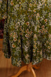 Rockabella Strickkleid grün Blumen