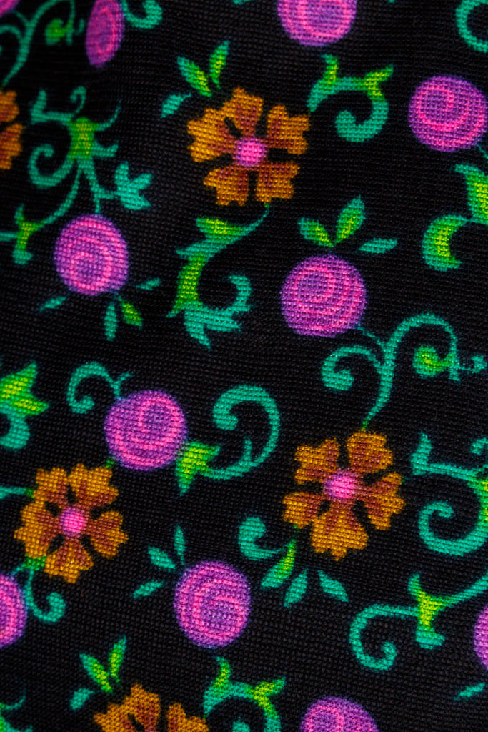 60s Kleid bunt Muster 60er bunt Disco Frau M 40-42 real-disco real-rockabilly Rockabilly Special vintageberlin.de