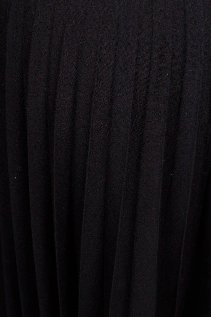 Plissee Rock schwarz 70er Frau Gothic S 36-38 schwarz Special vintageberlin.de