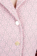 70er Stretchkleid rosa grau Muster