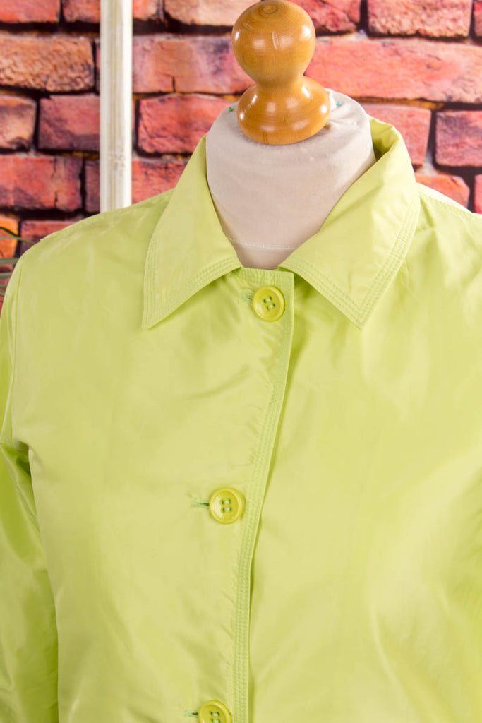 Escada Sport Jacke neongelb Designer Frau gelb grün M 40-42 S 36-38 Special vintageberlin.de