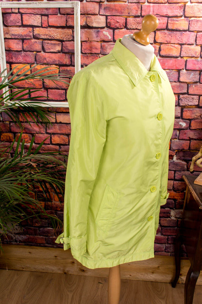 Escada Sport Jacke neongelb Designer Frau gelb grün M 40-42 S 36-38 Special vintageberlin.de