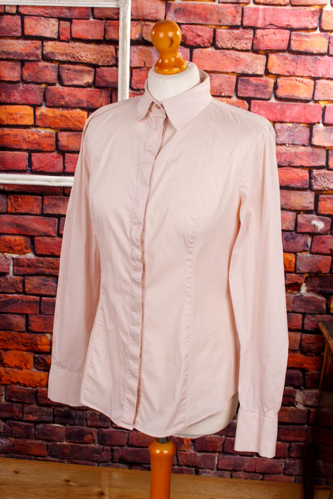 Colors of Benetton Bluse rosé Default Title Designer Frau M 40-42 rosa S 36-38 Sekretärin vintageberlin.de