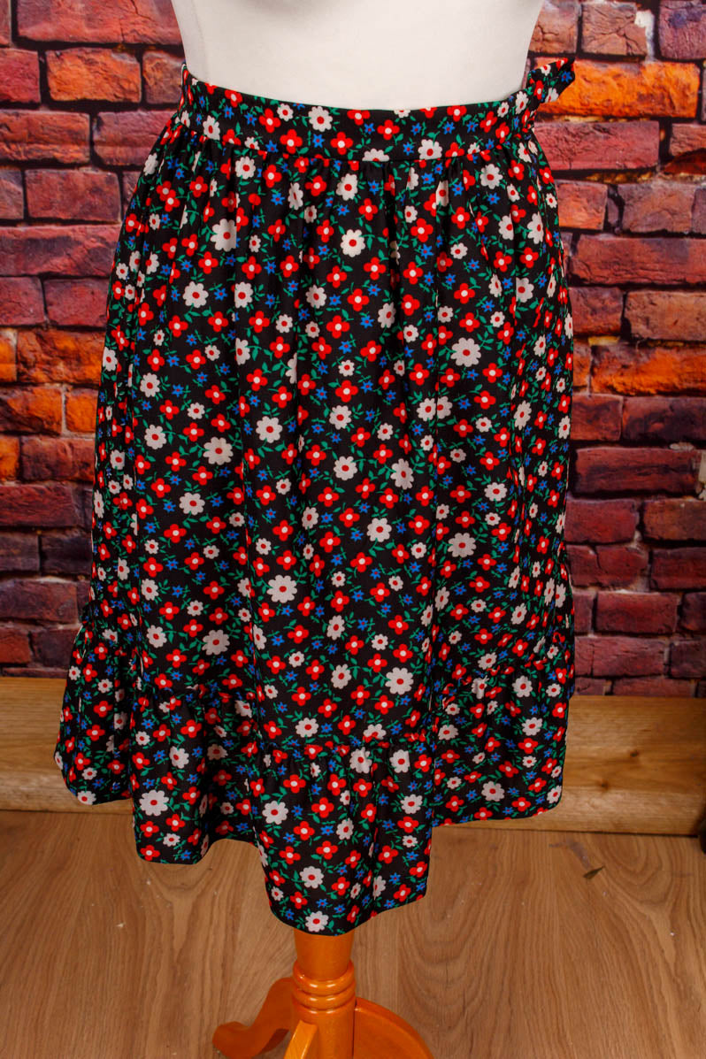 70s Blümchenrock bunt Default Title 70er bunt DDR Frau Hippie Rockabilly Special XS 32-34 vintageberlin.de