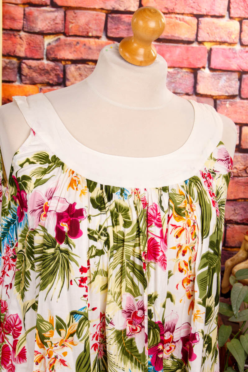 Sommerkleid bunt Blumenmuster