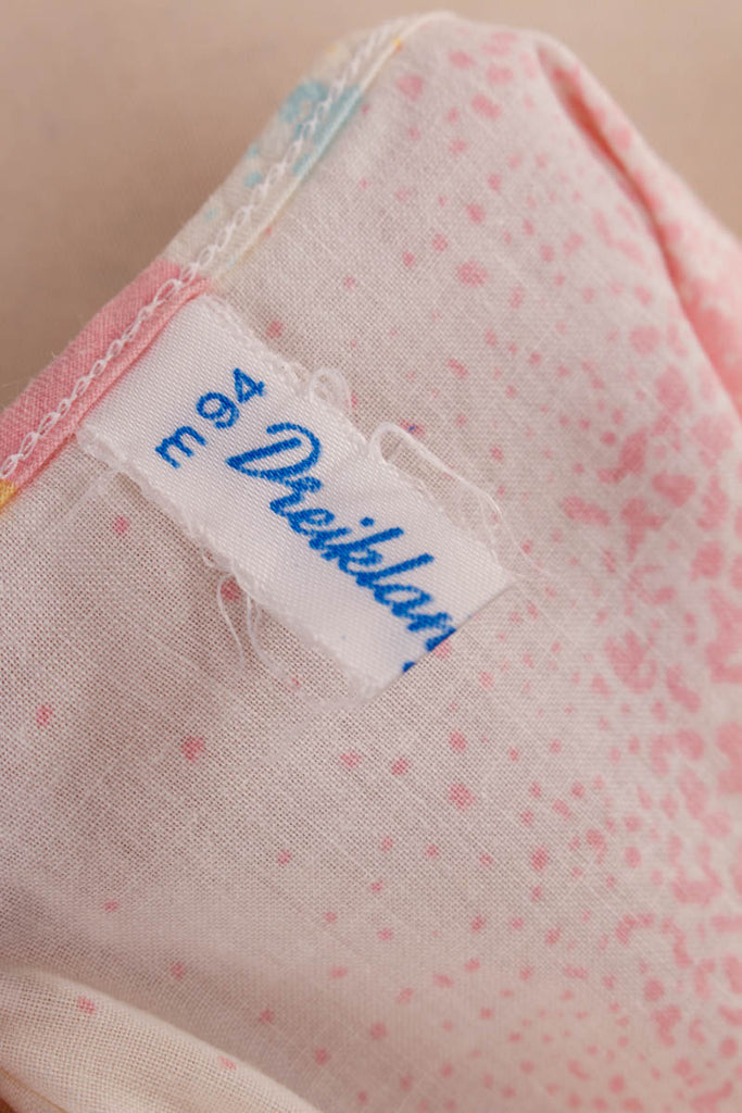 DDR Top rosa weiß Regenbogen 70er 80er bunt DDR Disco Frau L 44-46 M 40-42 Rockabilly Special vintageberlin.de