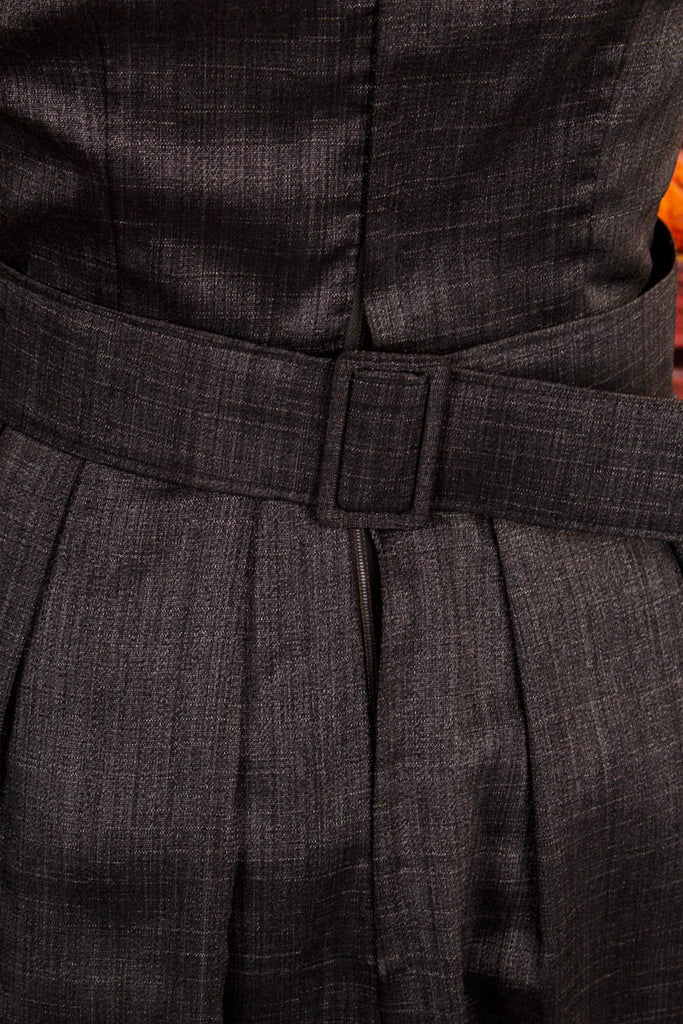 50s Rockabella Kleid grau 40er 50er 60er Frau grau real-rockabilly Rockabilly Special XS 32-34 vintageberlin.de