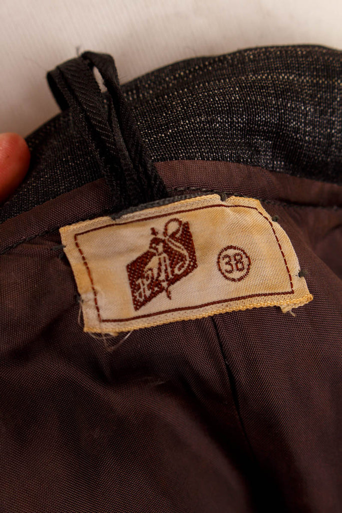 50s Rockabella Kleid grau 40er 50er 60er Frau grau real-rockabilly Rockabilly Special XS 32-34 vintageberlin.de