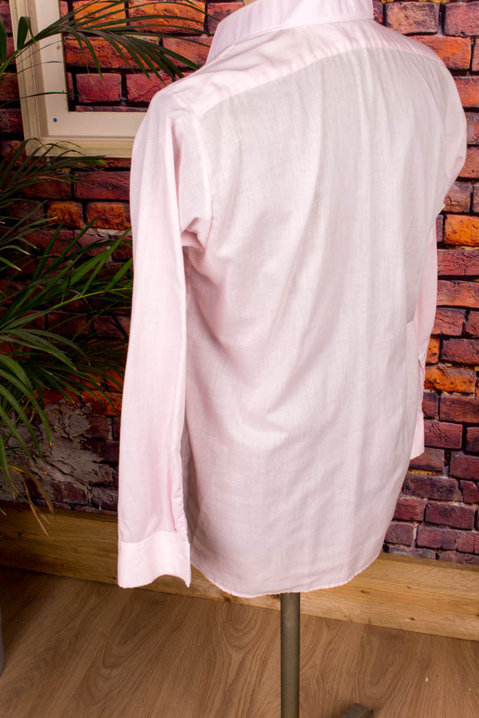 70s Smoking Hemd rosa 60er 70er Dandy Disco L 52-54 M 48-50 Mann real-disco real-rockabilly Rockabilly rosa Schlager Special vintageberlin.de