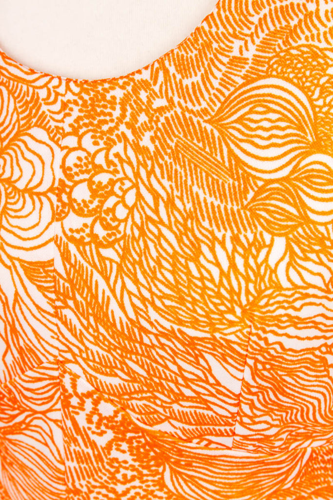 Hippiekleid Maxikleid orange 60er 70er Boho Frau Hippie M 40-42 orange real-boho S 36-38 Schlager Special vintageberlin.de