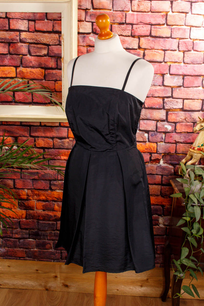 Partykleid schwarz Taft Default Title Abendmode Frau M 40-42 schwarz vintageberlin.de