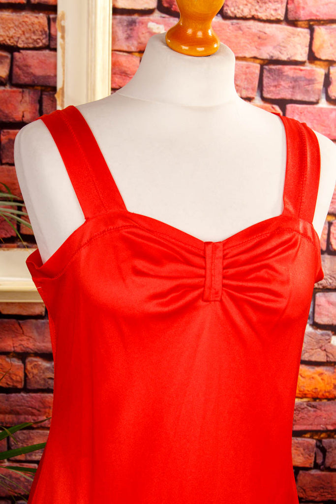 60s Disco Minikleid rot 60er 70er Disco Frau M 40-42 real-disco real-rockabilly Rockabilly rot Schlager Special vintageberlin.de