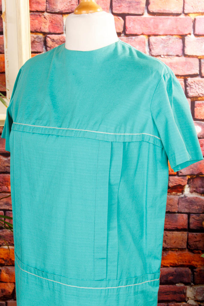 60s Egg-Shape Kleid türkis 60er Boho DDR Disco Frau M 40-42 real-disco real-rockabilly Rockabilly S 36-38 Schlager Special türkis vintageberlin.de