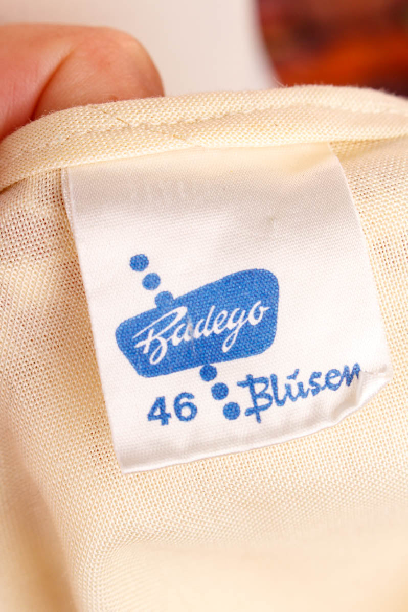 Dirndlbluse creme Spitze