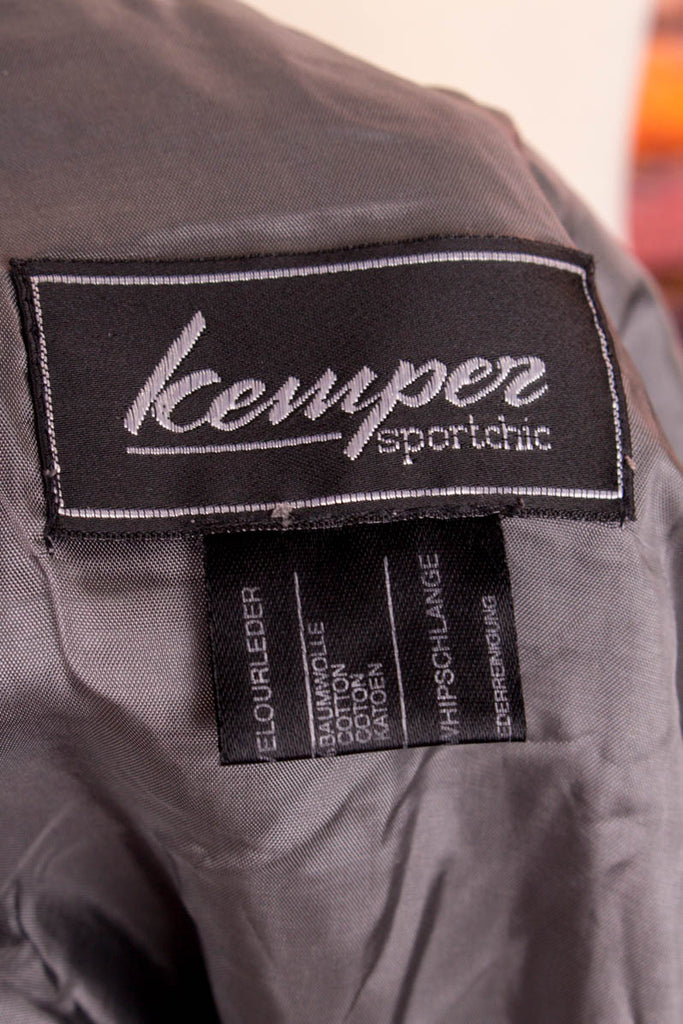 Veloursleder Rock grau weit 90er Boho Frau grau L 44-46 M 40-42 Special vintageberlin.de