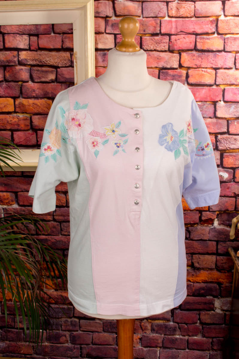 80s Shirt pastell