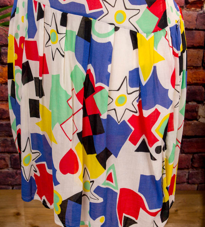 80s Disco Minikleid bunt