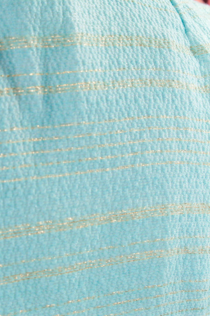 70s DDR Disco Tunika Minikleid 60er 70er blau Boho DDR Disco Frau gold M 40-42 real-disco Rockabilly Special vintageberlin.de