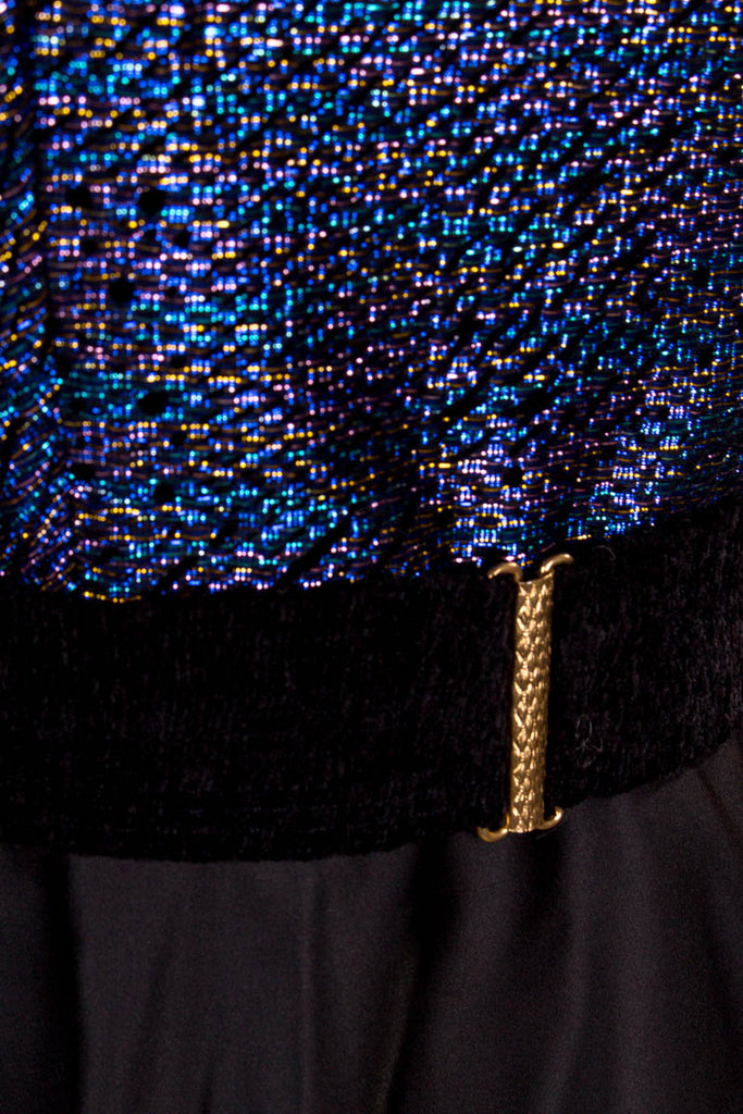 80er Partykleid schwarz blau Glitzer 80er blau Disco Frau Gothic M 40-42 real-80er schwarz Special vintageberlin.de