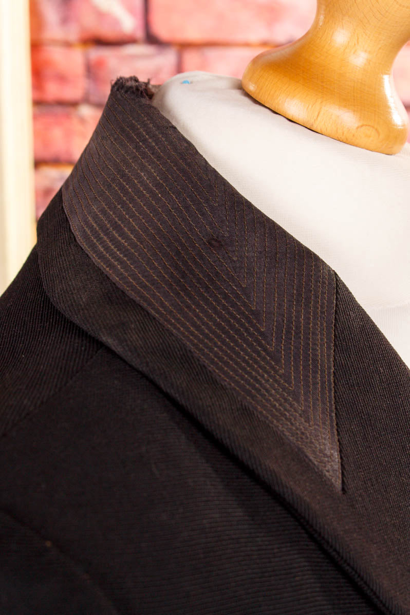 40s Blazer schwarz Wolle