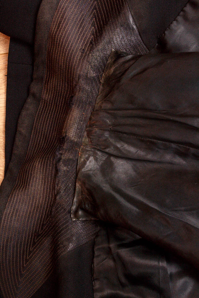 40s Blazer schwarz Wolle 30er 40er Frau Gothic real-rockabilly Rockabilly S 36-38 schwarz Special vintageberlin.de
