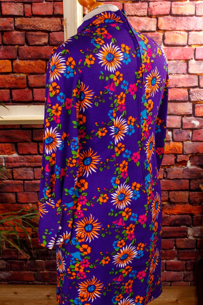 Disco Kleid Flower Power