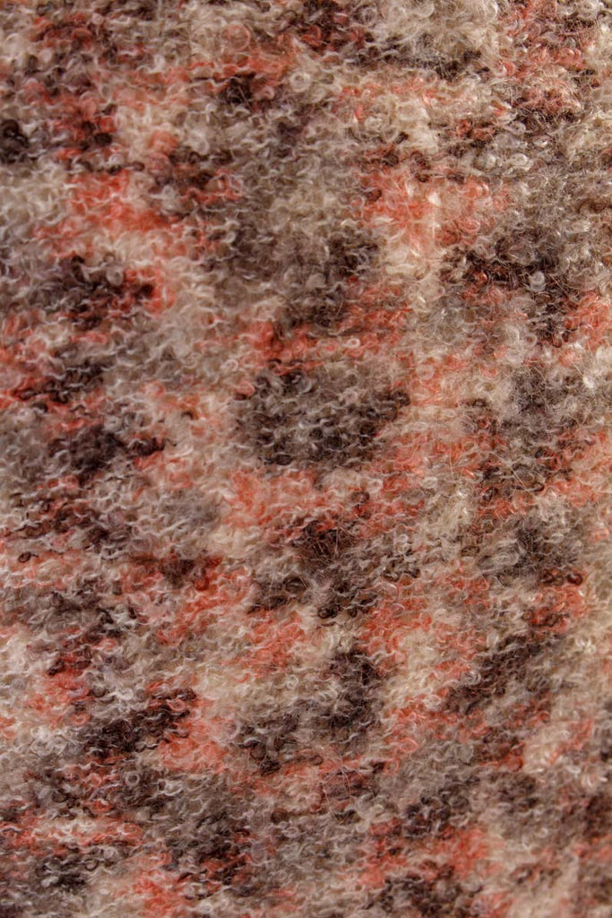 Strickpulli Wollmix rosa meliert