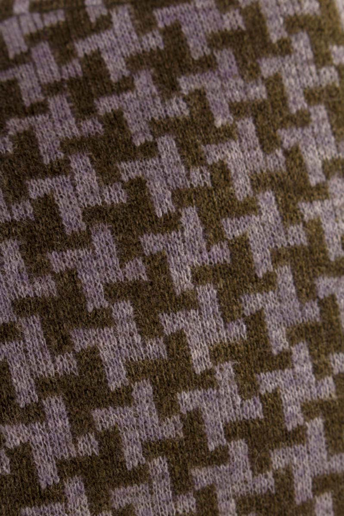 Wollmix Blazer Hahnentritt