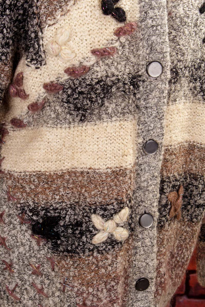 Mohair Strickjacke