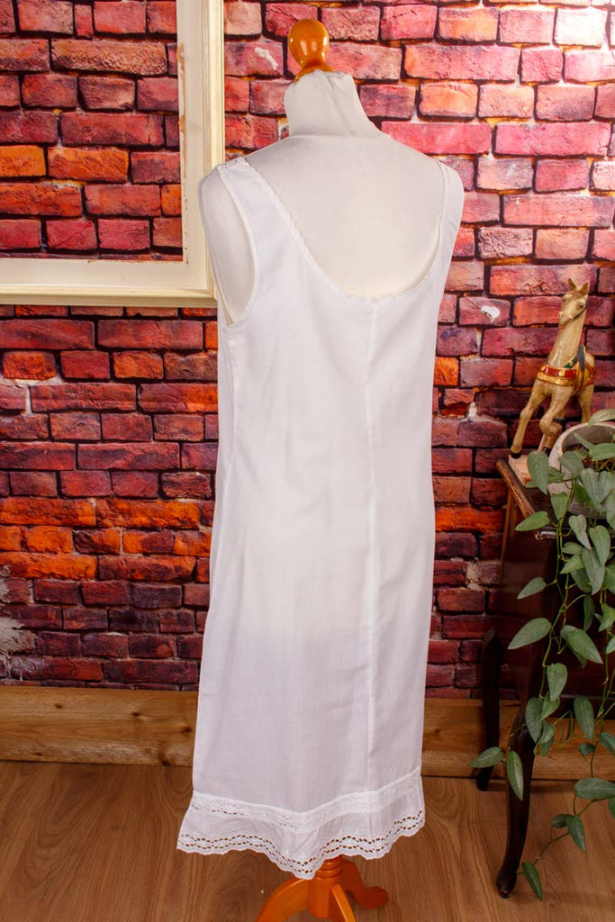 DDR Nachthemd Unterhemd weiß Baumwolle