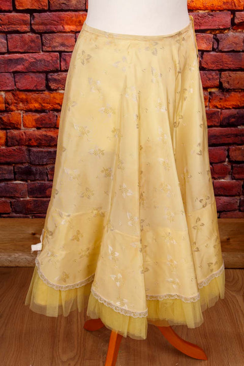 Vintage Petticoat gelb Tüll