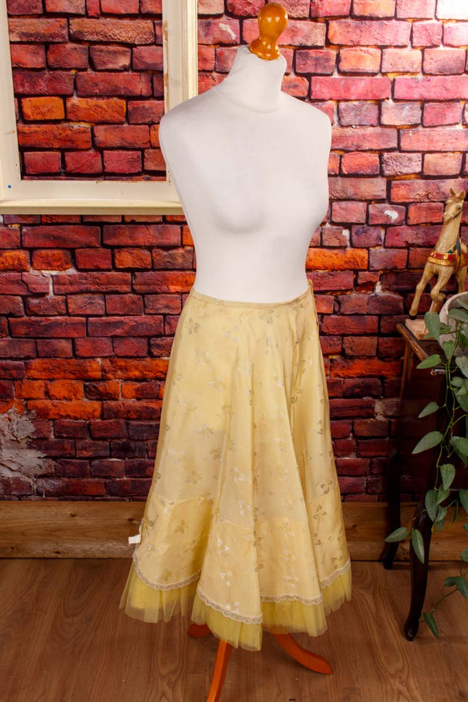 Vintage Petticoat gelb Tüll