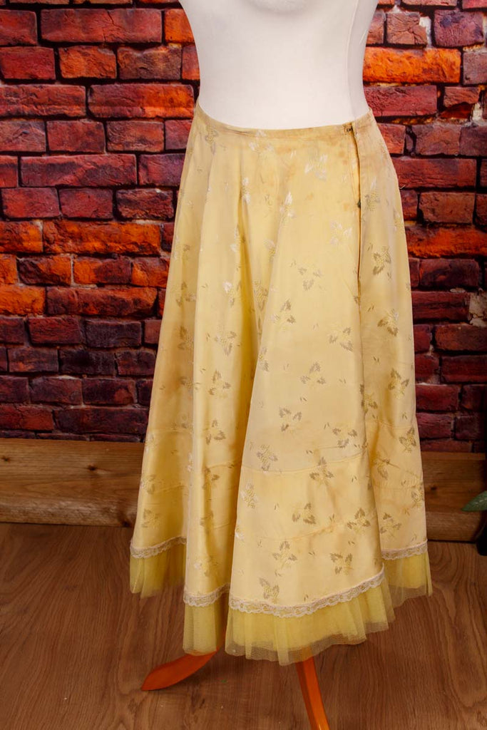 Vintage Petticoat gelb Tüll