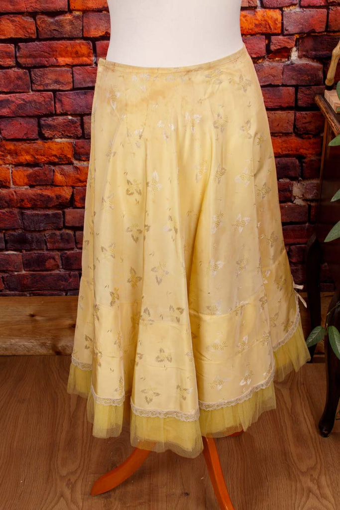 Vintage Petticoat gelb Tüll