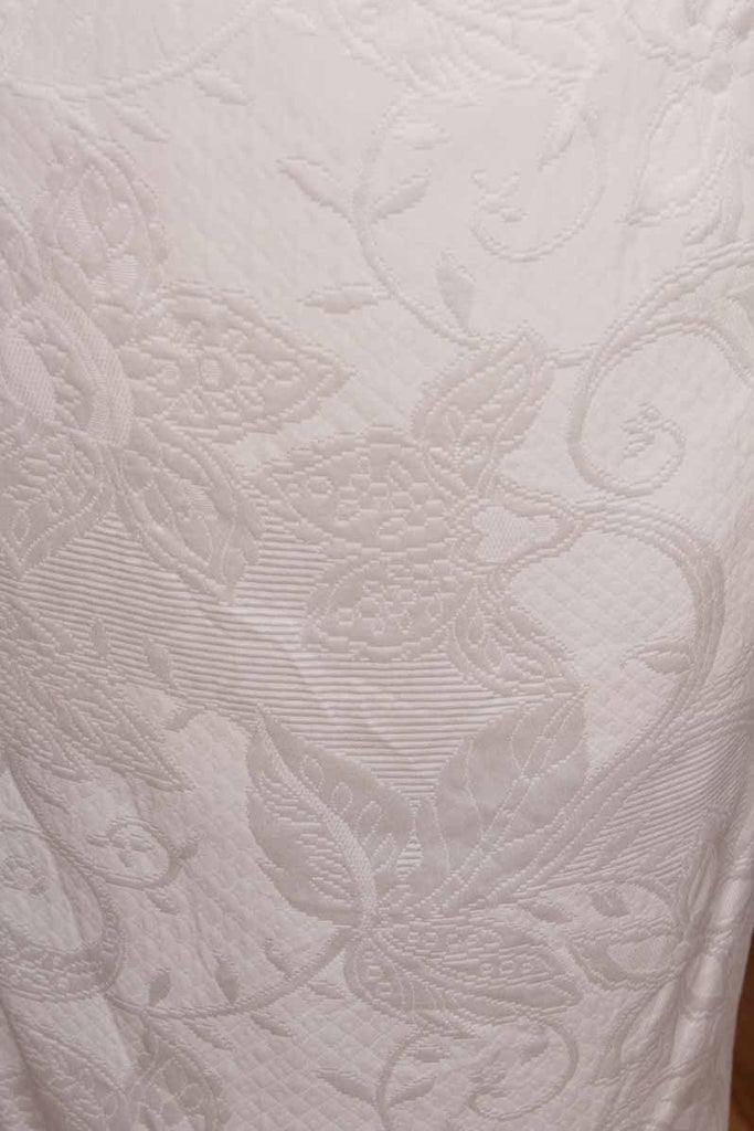 80s Rock weiß Brokat