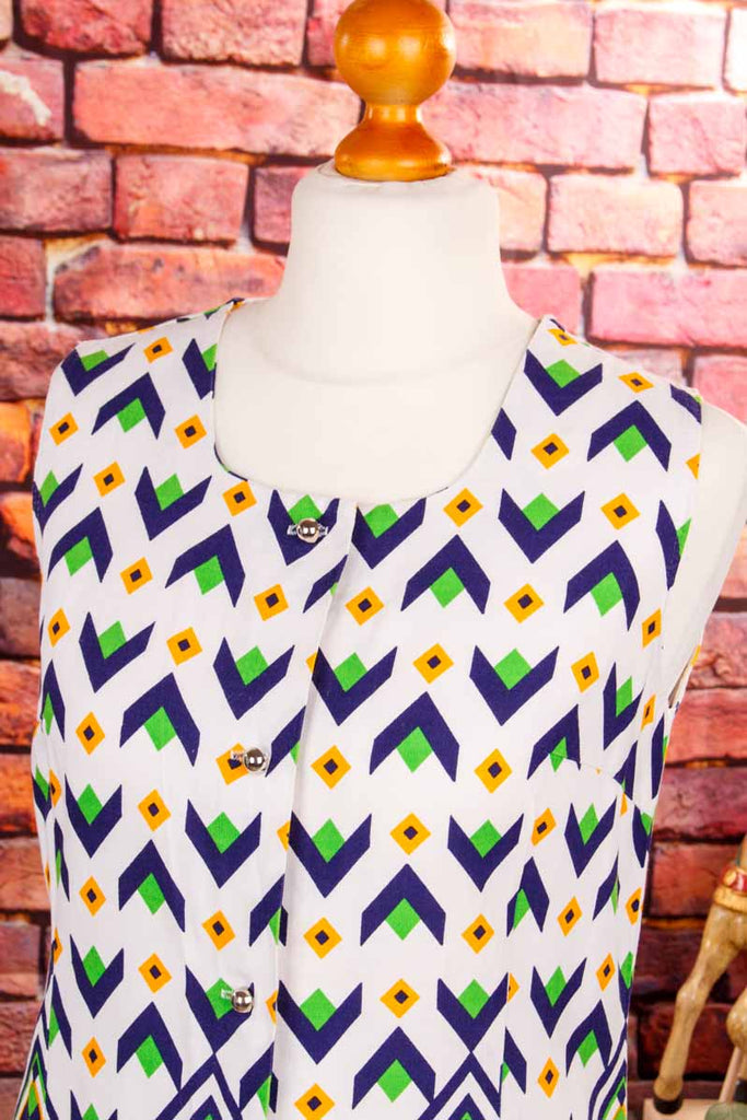 60s Kittelkleid Baumwolle