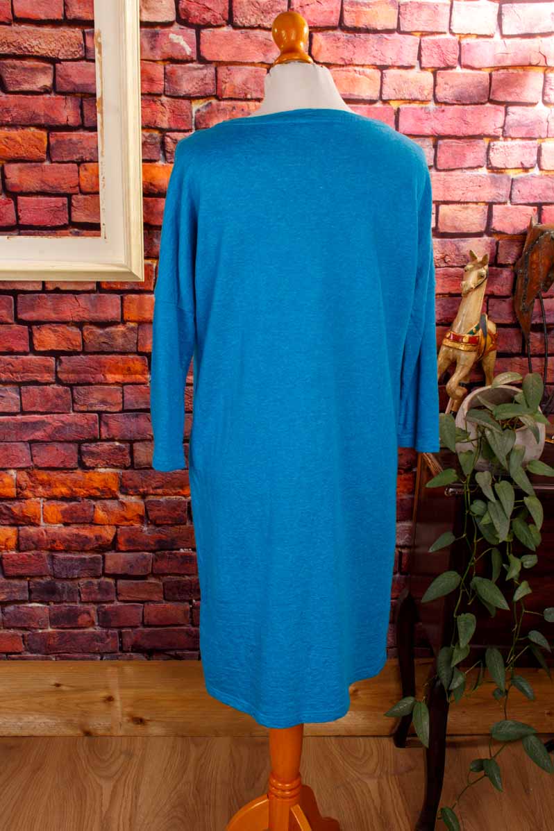 Hessnatur Shirtkleid blau