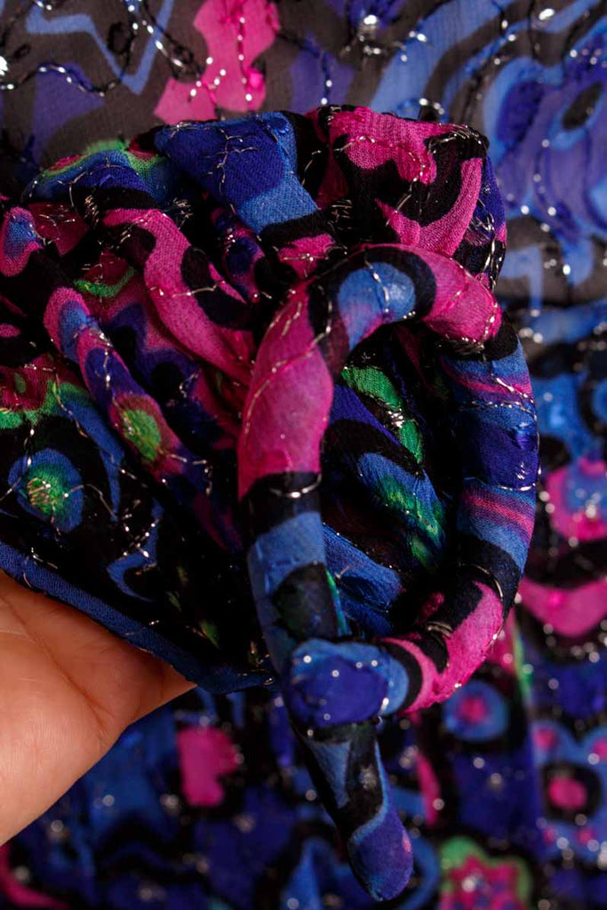 Vintage Abendkleid psychedelisch