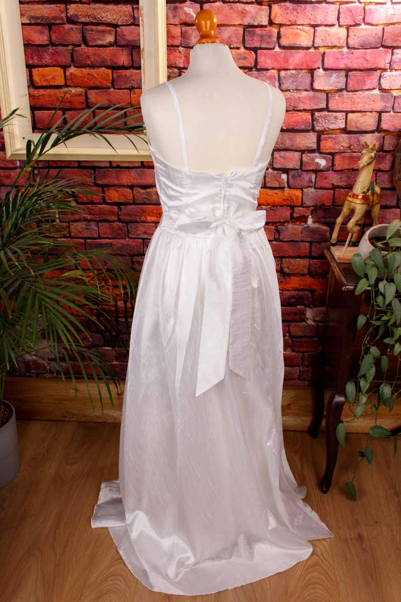 Vintage Brautkleid weiß elegant