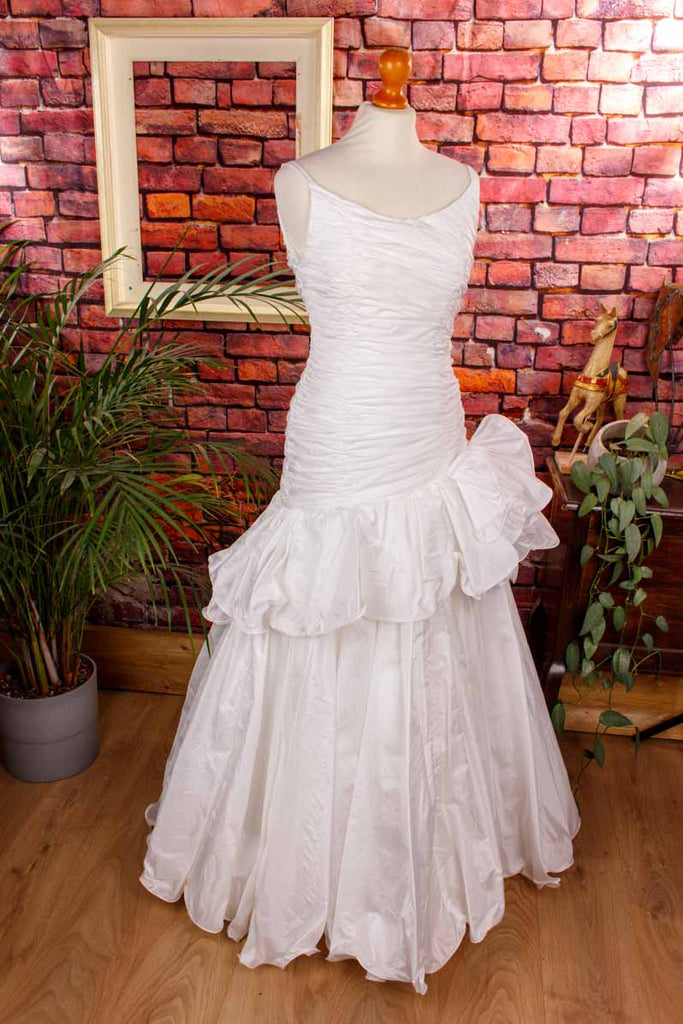 extravagantes Brautkleid weiß Mermaid